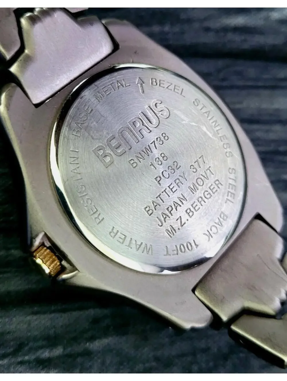 Rare Collectable Vintage Benrus‎ Mens Dive Dress Watch 40mm